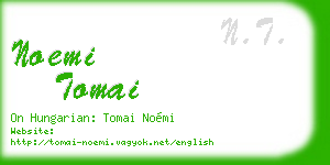 noemi tomai business card