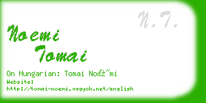 noemi tomai business card